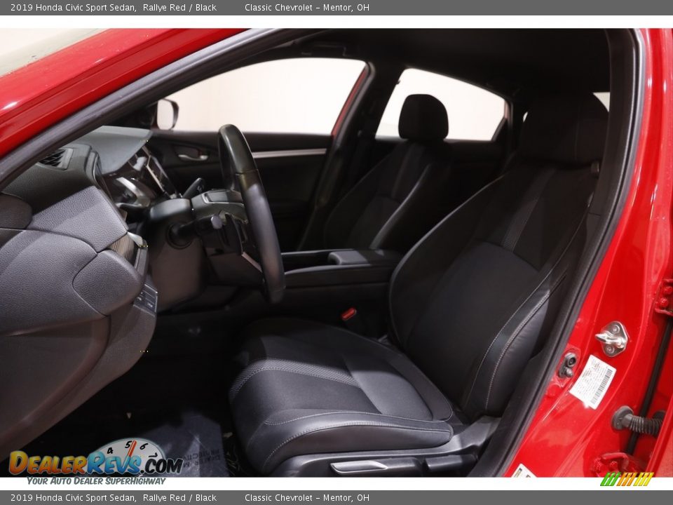 2019 Honda Civic Sport Sedan Rallye Red / Black Photo #5