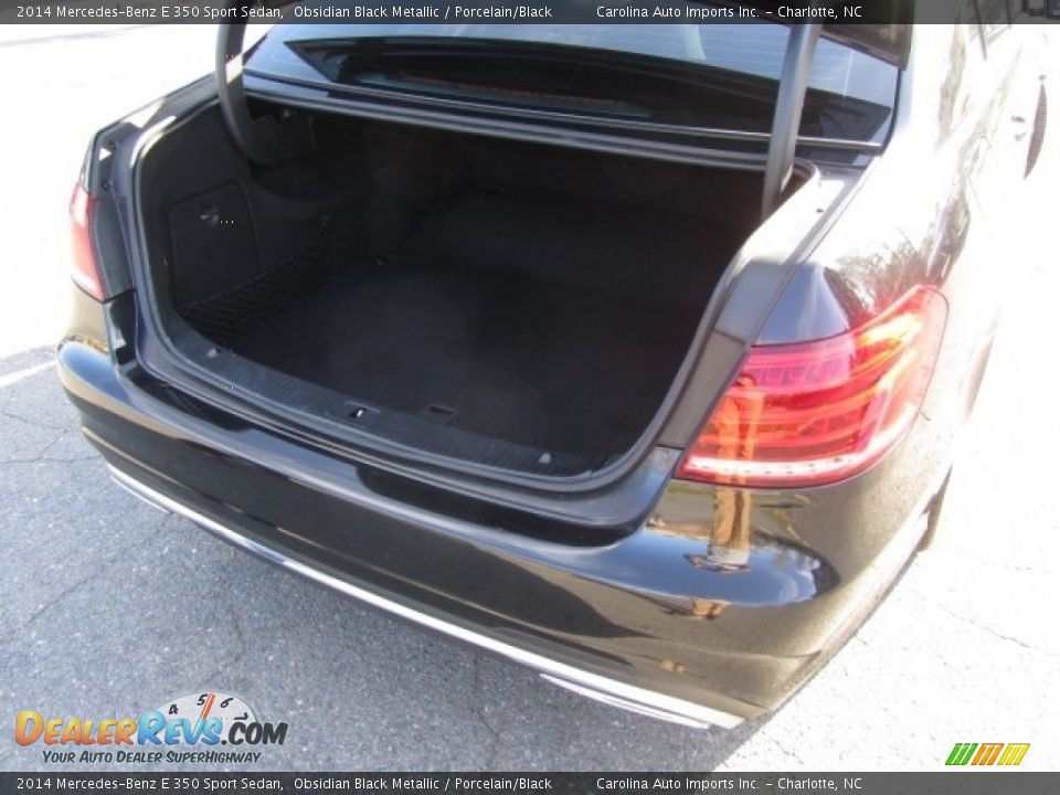 2014 Mercedes-Benz E 350 Sport Sedan Obsidian Black Metallic / Porcelain/Black Photo #20