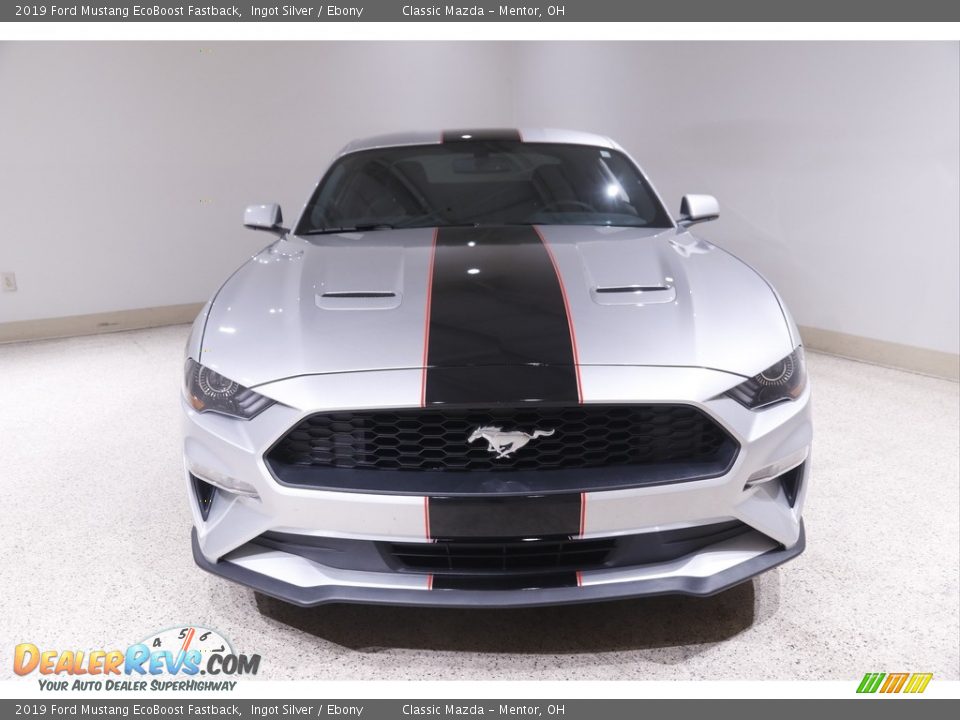 Ingot Silver 2019 Ford Mustang EcoBoost Fastback Photo #2
