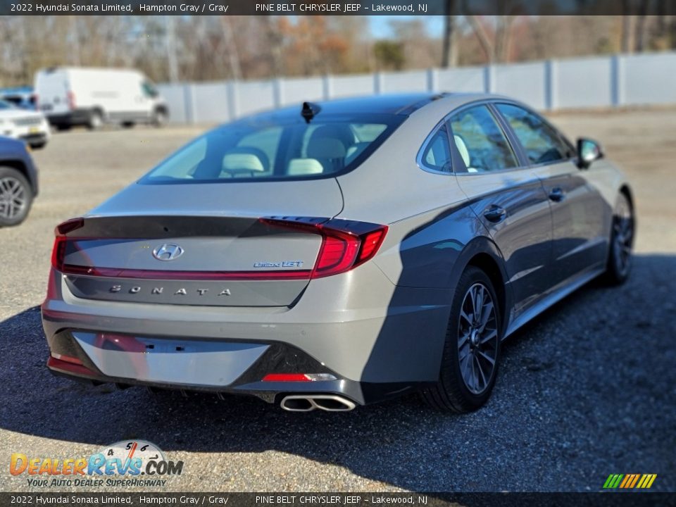 2022 Hyundai Sonata Limited Hampton Gray / Gray Photo #3