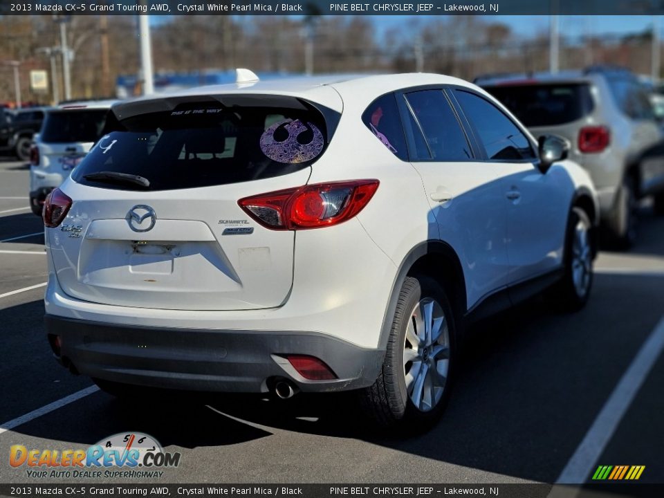 2013 Mazda CX-5 Grand Touring AWD Crystal White Pearl Mica / Black Photo #2