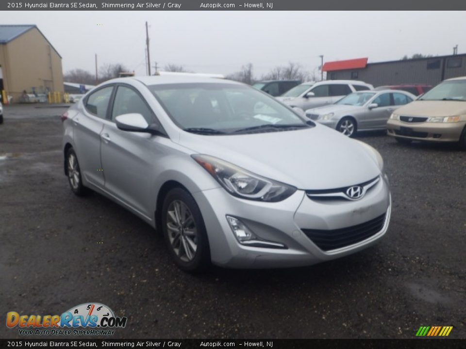 2015 Hyundai Elantra SE Sedan Shimmering Air Silver / Gray Photo #3