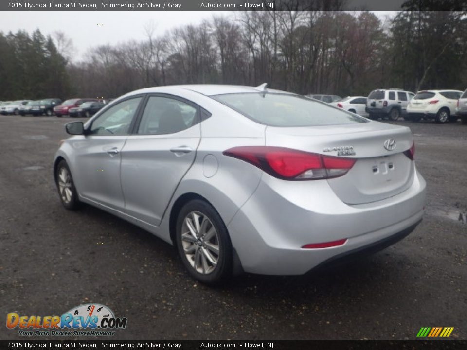 2015 Hyundai Elantra SE Sedan Shimmering Air Silver / Gray Photo #4