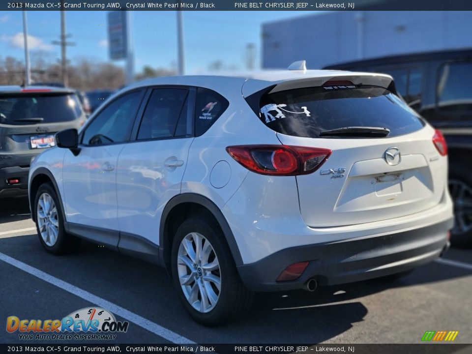 2013 Mazda CX-5 Grand Touring AWD Crystal White Pearl Mica / Black Photo #4