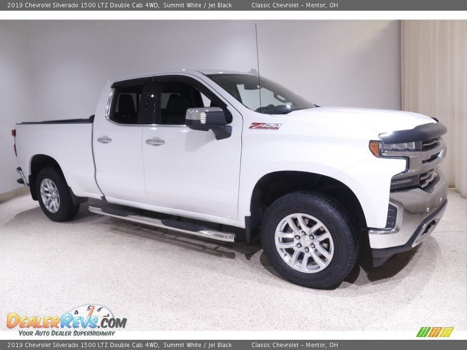 2019 Chevrolet Silverado 1500 LTZ Double Cab 4WD Summit White / Jet Black Photo #1