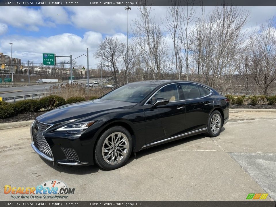 Front 3/4 View of 2022 Lexus LS 500 AWD Photo #1