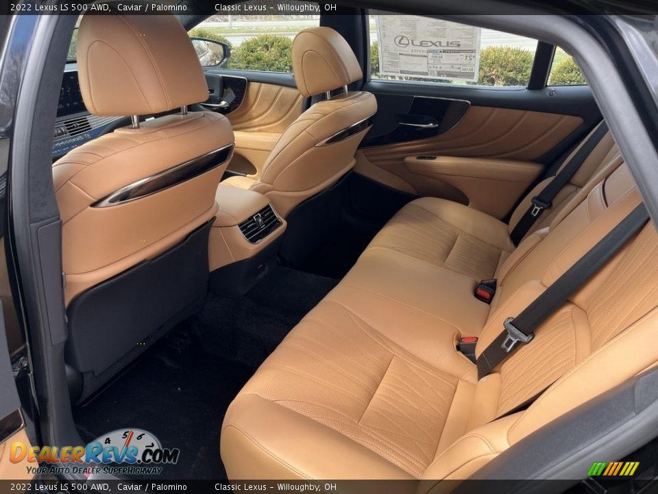 Rear Seat of 2022 Lexus LS 500 AWD Photo #3