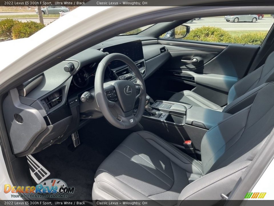 Black Interior - 2022 Lexus ES 300h F Sport Photo #2