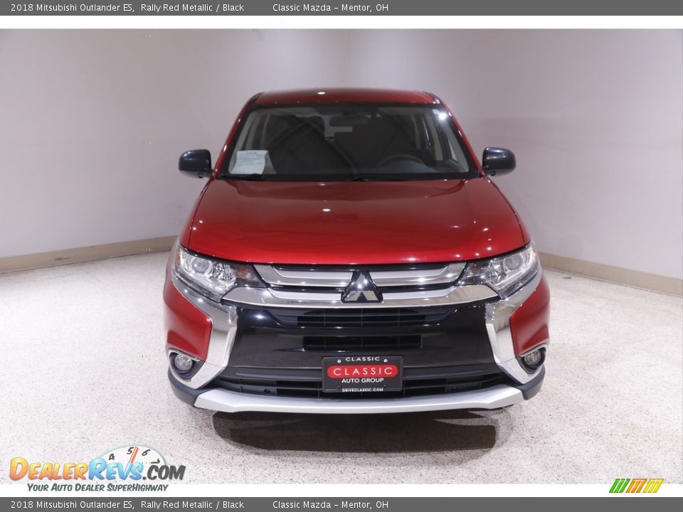 2018 Mitsubishi Outlander ES Rally Red Metallic / Black Photo #2