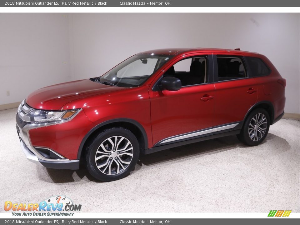 2018 Mitsubishi Outlander ES Rally Red Metallic / Black Photo #3