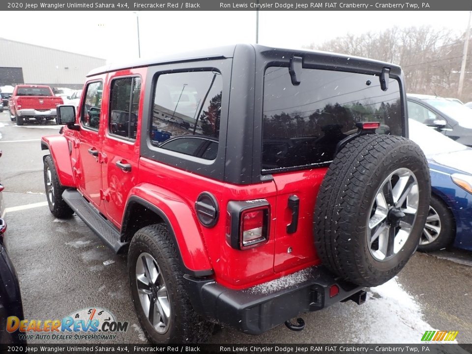 2020 Jeep Wrangler Unlimited Sahara 4x4 Firecracker Red / Black Photo #4