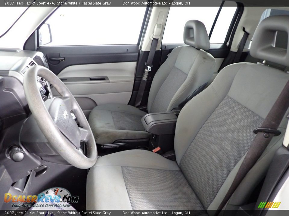 2007 Jeep Patriot Sport 4x4 Stone White / Pastel Slate Gray Photo #10