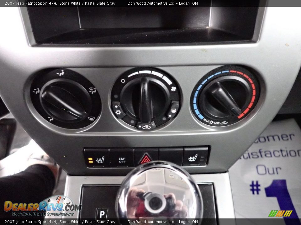 2007 Jeep Patriot Sport 4x4 Stone White / Pastel Slate Gray Photo #14