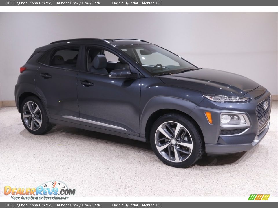 Thunder Gray 2019 Hyundai Kona Limited Photo #1