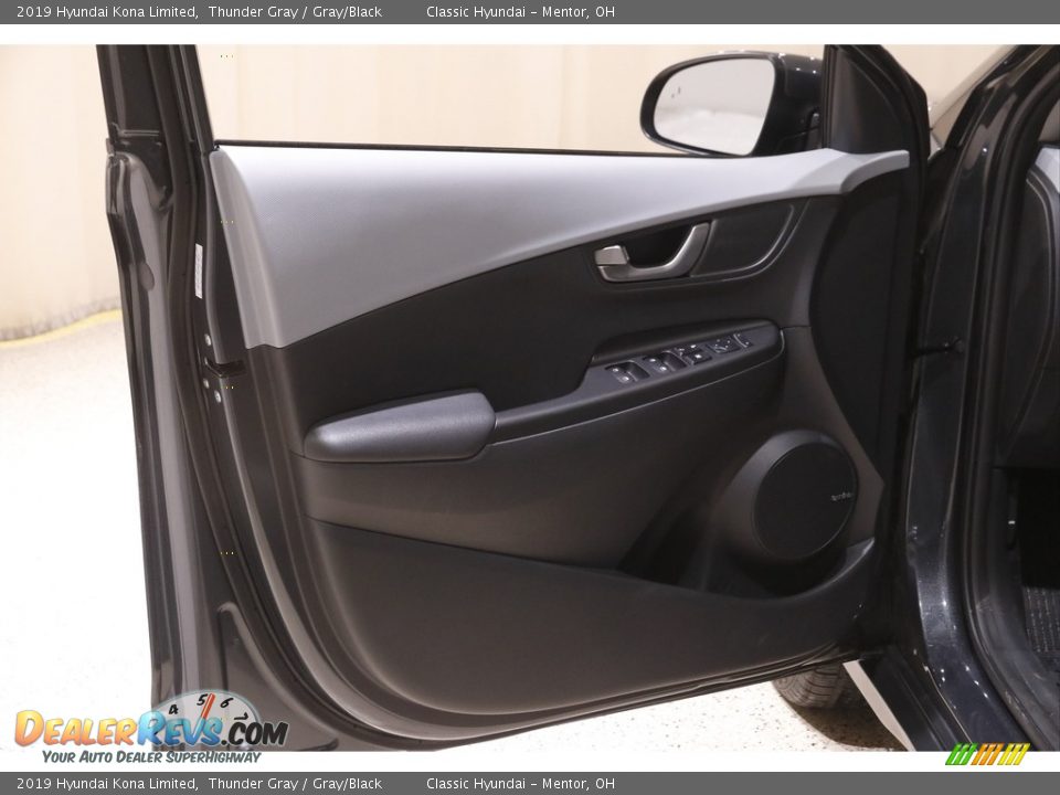 2019 Hyundai Kona Limited Thunder Gray / Gray/Black Photo #4