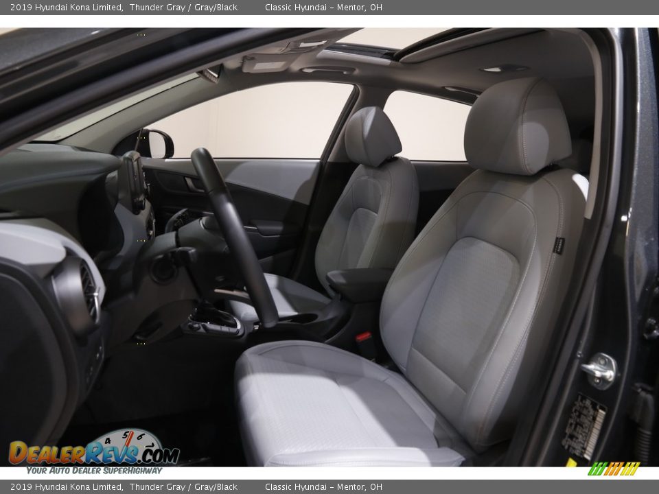 2019 Hyundai Kona Limited Thunder Gray / Gray/Black Photo #5