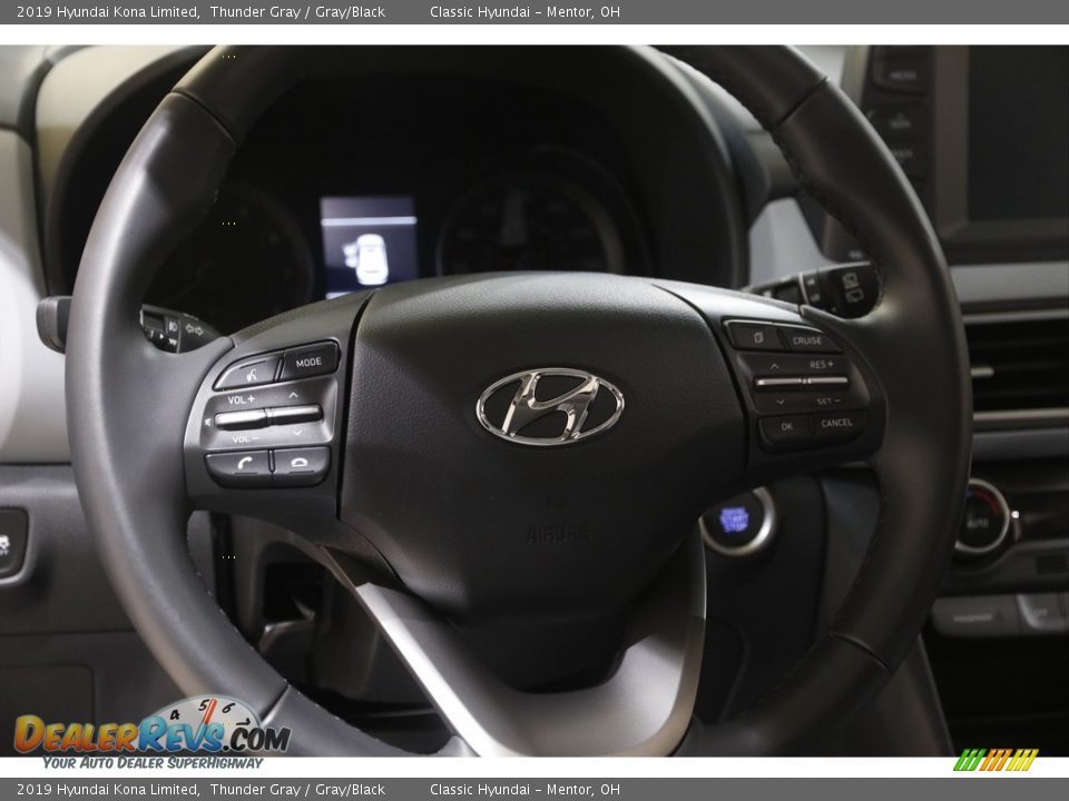 2019 Hyundai Kona Limited Thunder Gray / Gray/Black Photo #7