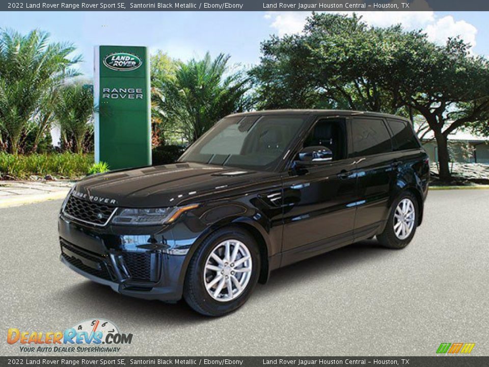 2022 Land Rover Range Rover Sport SE Santorini Black Metallic / Ebony/Ebony Photo #1