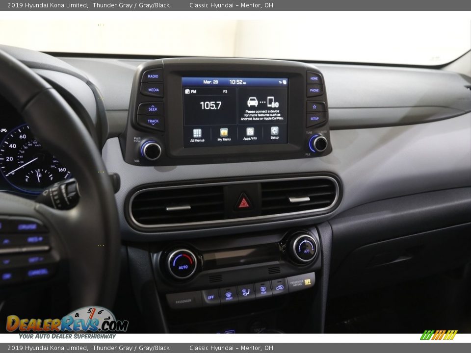 2019 Hyundai Kona Limited Thunder Gray / Gray/Black Photo #9