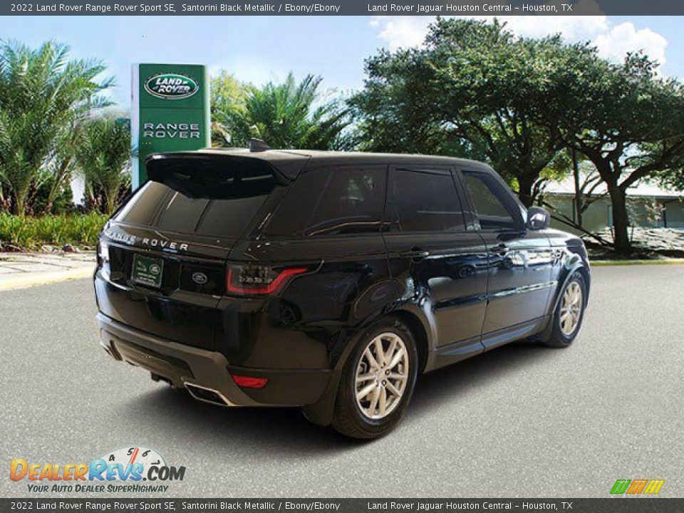 2022 Land Rover Range Rover Sport SE Santorini Black Metallic / Ebony/Ebony Photo #2