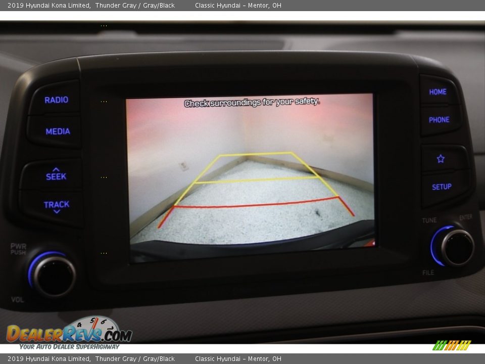 2019 Hyundai Kona Limited Thunder Gray / Gray/Black Photo #11