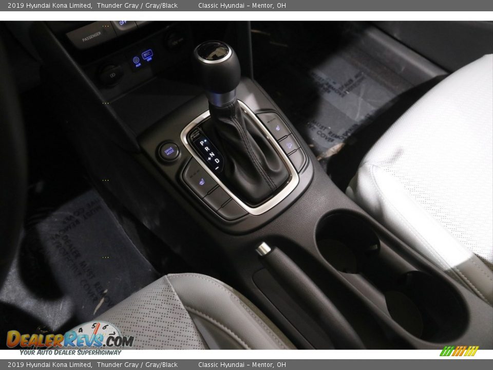 2019 Hyundai Kona Limited Thunder Gray / Gray/Black Photo #13