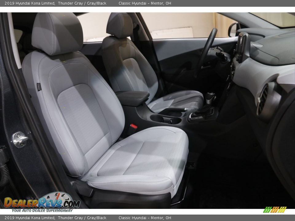 2019 Hyundai Kona Limited Thunder Gray / Gray/Black Photo #14