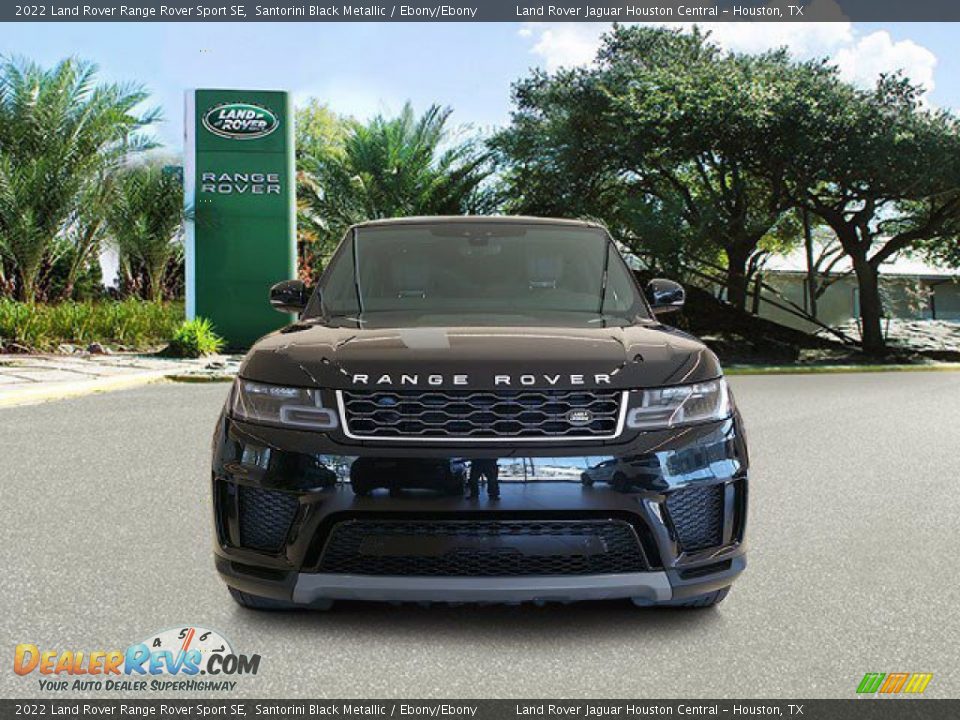 2022 Land Rover Range Rover Sport SE Santorini Black Metallic / Ebony/Ebony Photo #7