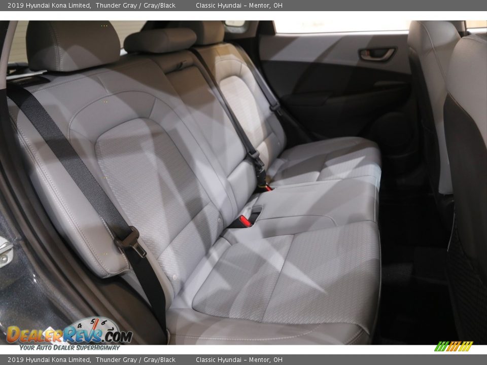 2019 Hyundai Kona Limited Thunder Gray / Gray/Black Photo #15