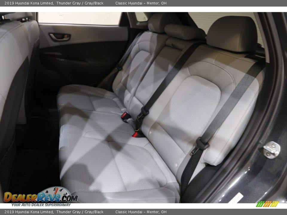 2019 Hyundai Kona Limited Thunder Gray / Gray/Black Photo #16