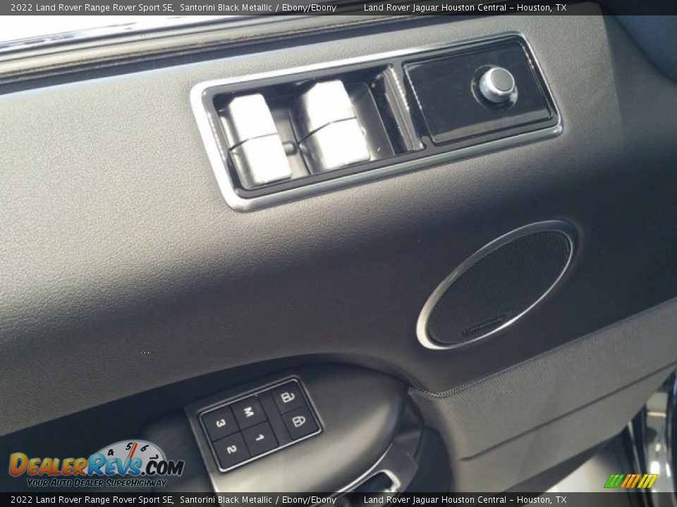 2022 Land Rover Range Rover Sport SE Santorini Black Metallic / Ebony/Ebony Photo #12