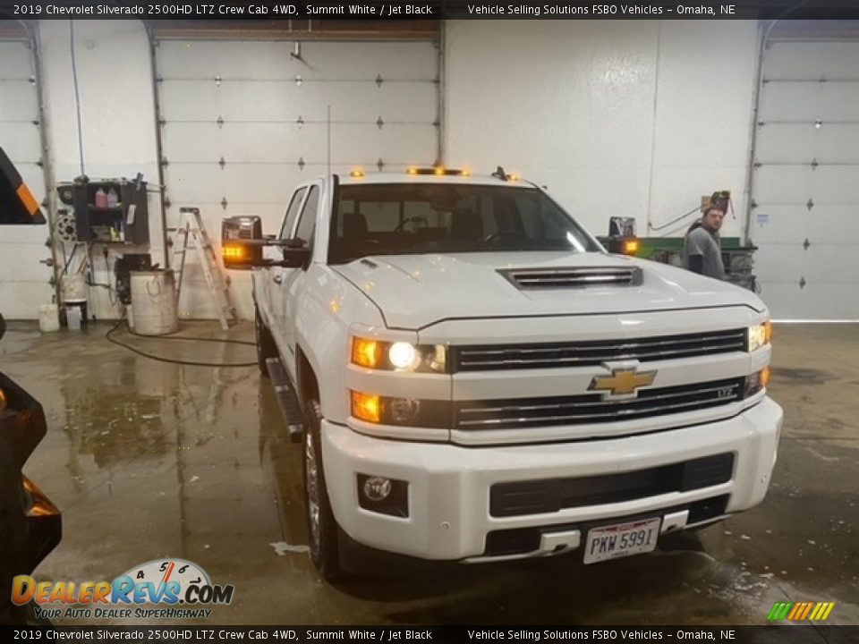 2019 Chevrolet Silverado 2500HD LTZ Crew Cab 4WD Summit White / Jet Black Photo #2