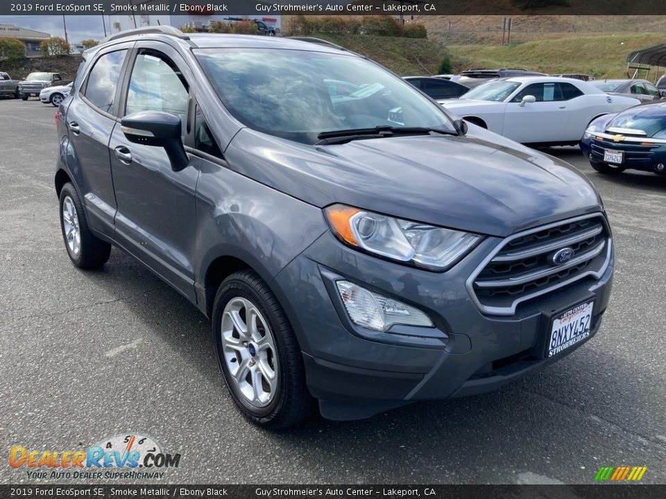 2019 Ford EcoSport SE Smoke Metallic / Ebony Black Photo #1