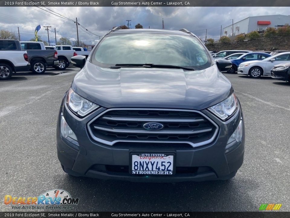 2019 Ford EcoSport SE Smoke Metallic / Ebony Black Photo #2