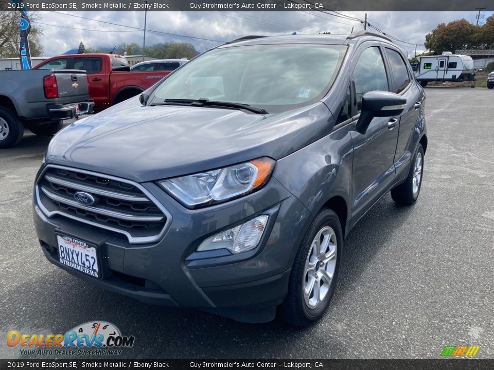 2019 Ford EcoSport SE Smoke Metallic / Ebony Black Photo #3