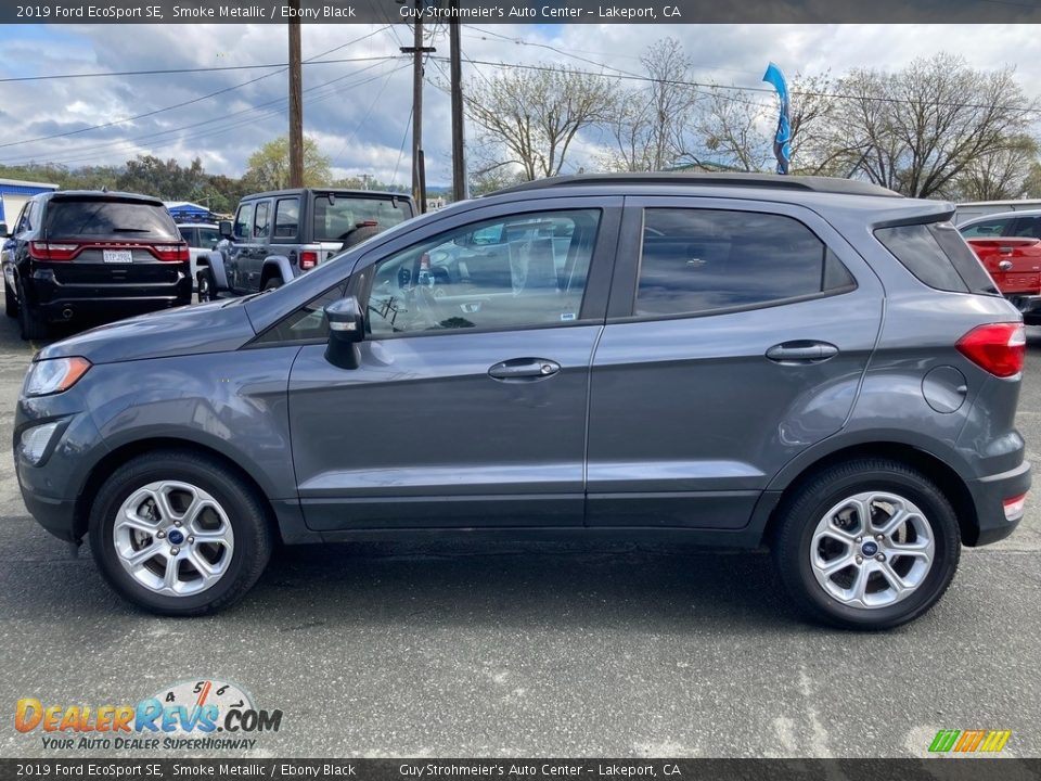 2019 Ford EcoSport SE Smoke Metallic / Ebony Black Photo #4