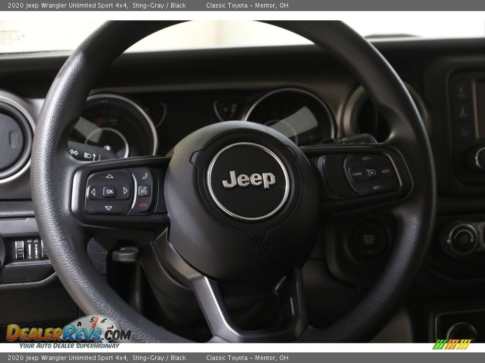 2020 Jeep Wrangler Unlimited Sport 4x4 Sting-Gray / Black Photo #7