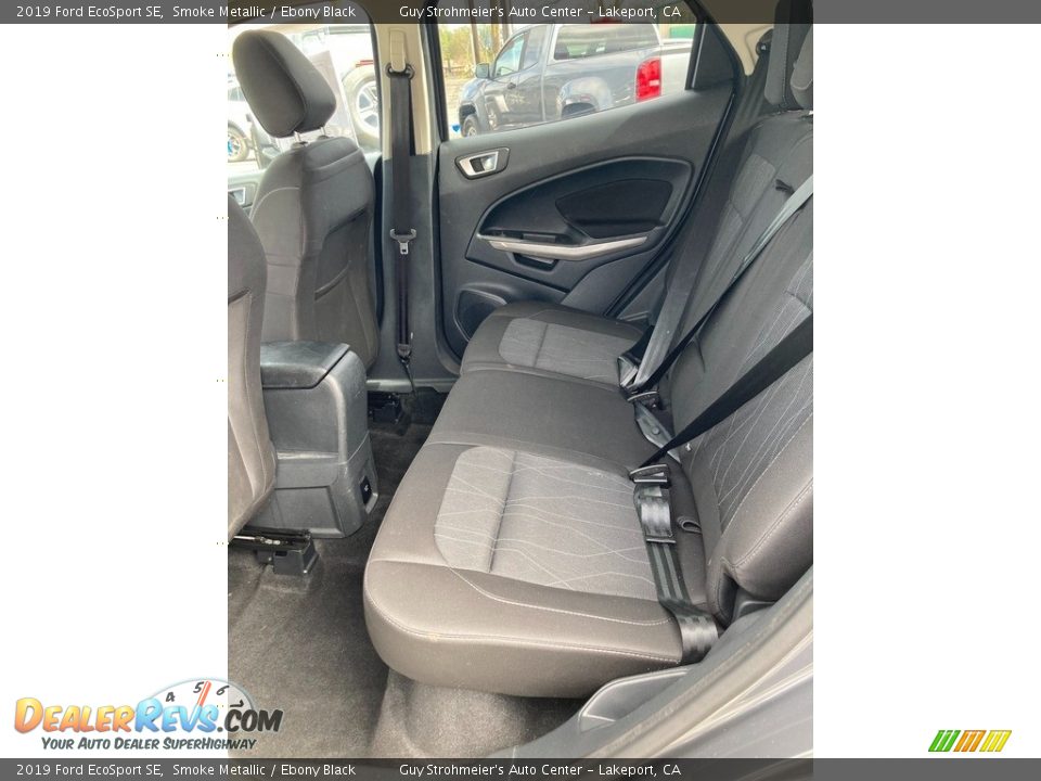 2019 Ford EcoSport SE Smoke Metallic / Ebony Black Photo #11