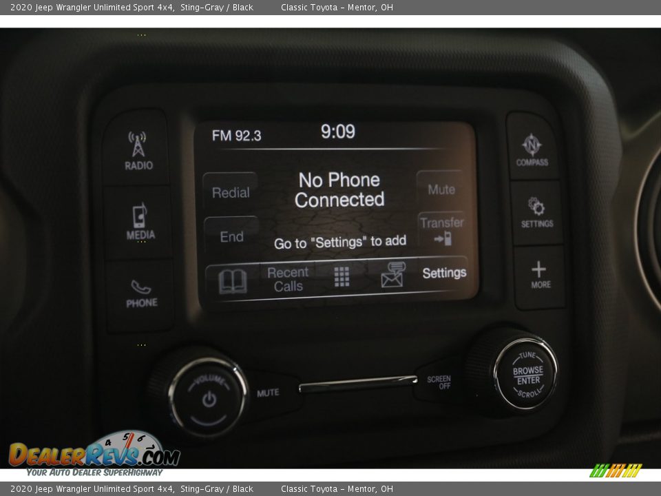 2020 Jeep Wrangler Unlimited Sport 4x4 Sting-Gray / Black Photo #11
