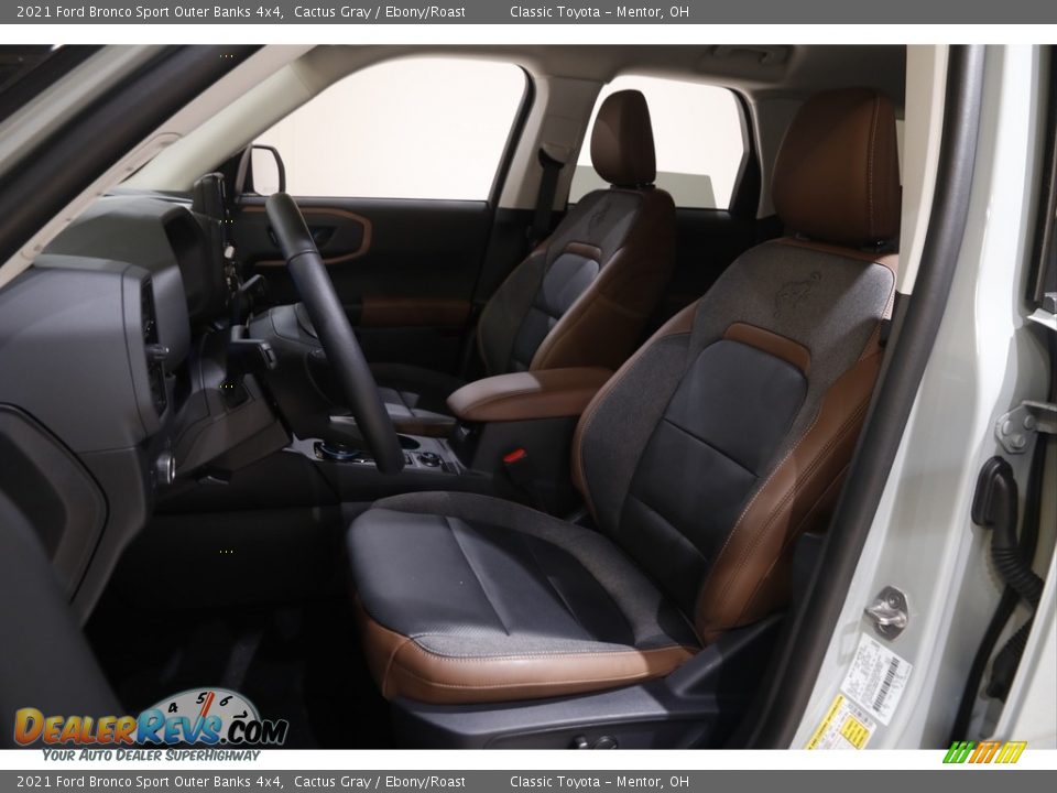 Front Seat of 2021 Ford Bronco Sport Outer Banks 4x4 Photo #5