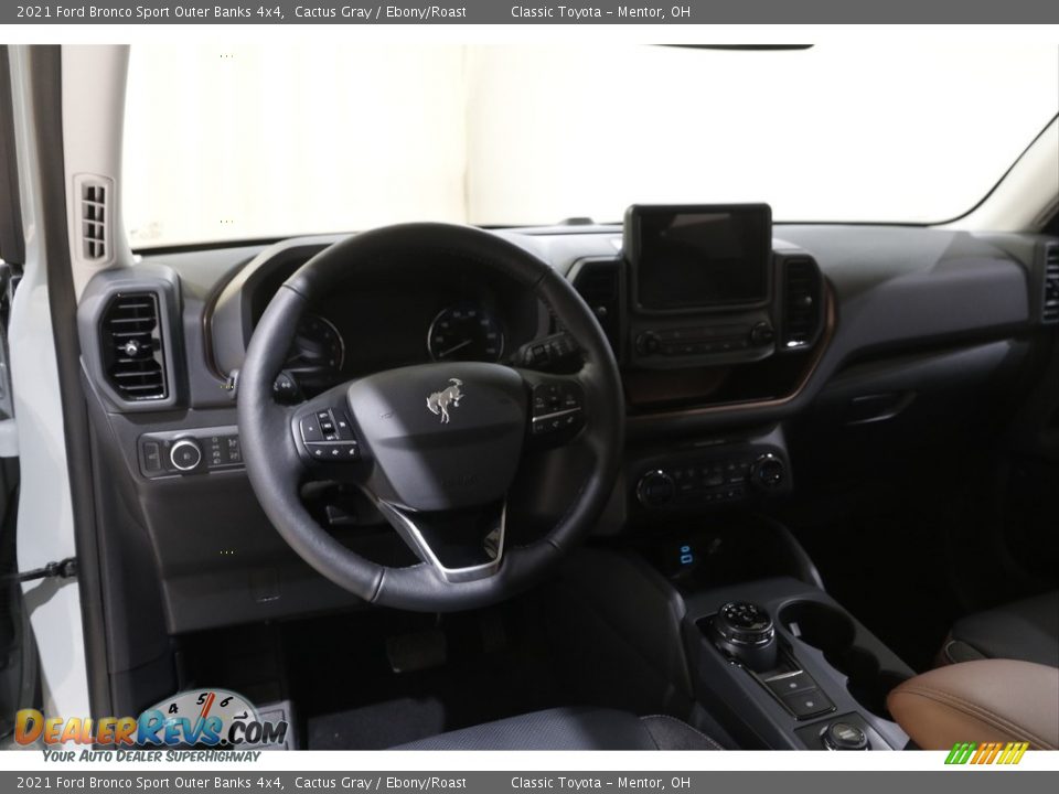 2021 Ford Bronco Sport Outer Banks 4x4 Cactus Gray / Ebony/Roast Photo #6