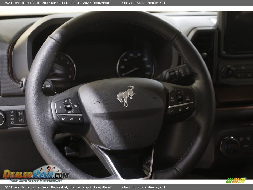 2021 Ford Bronco Sport Outer Banks 4x4 Steering Wheel Photo #7