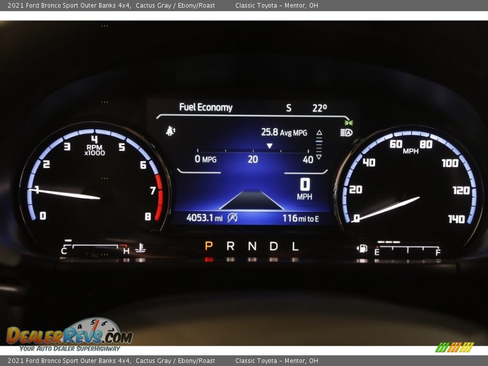 2021 Ford Bronco Sport Outer Banks 4x4 Gauges Photo #9
