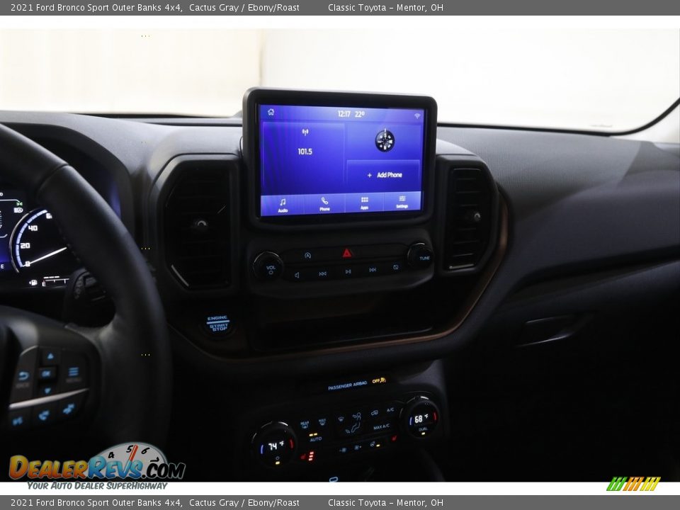 2021 Ford Bronco Sport Outer Banks 4x4 Cactus Gray / Ebony/Roast Photo #10