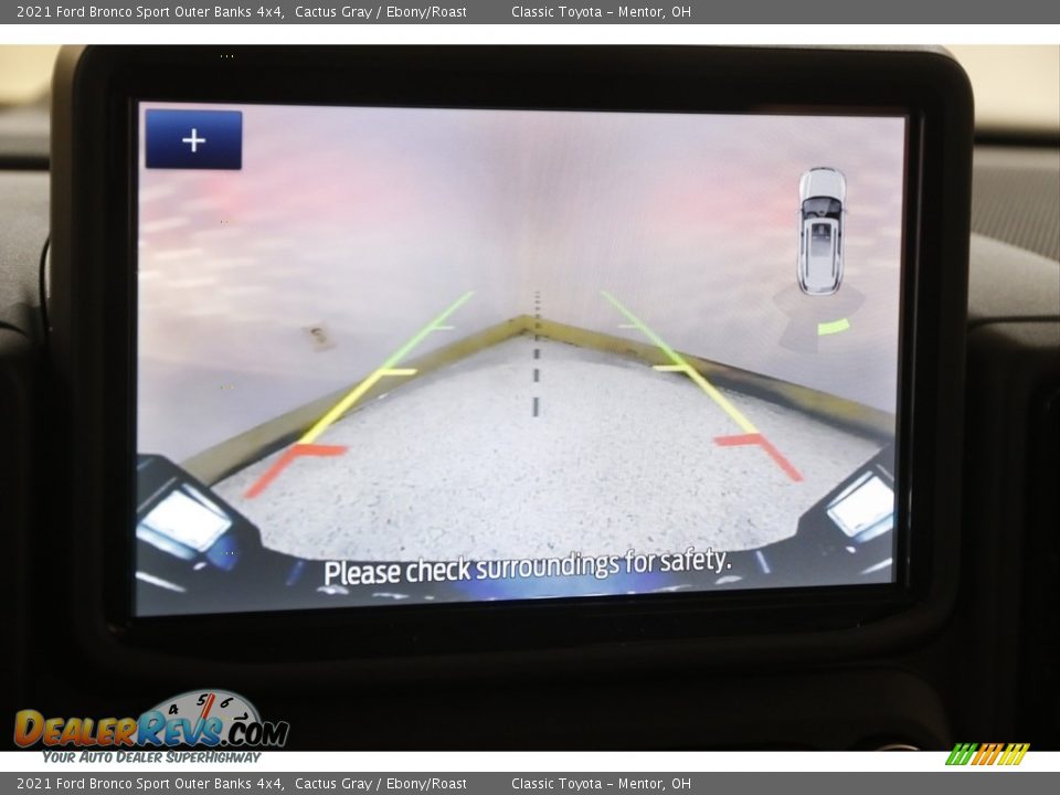 2021 Ford Bronco Sport Outer Banks 4x4 Cactus Gray / Ebony/Roast Photo #11