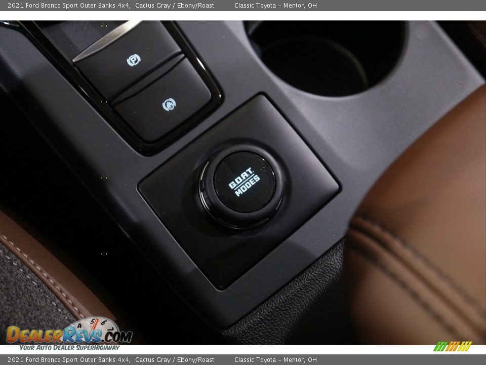 2021 Ford Bronco Sport Outer Banks 4x4 Cactus Gray / Ebony/Roast Photo #14