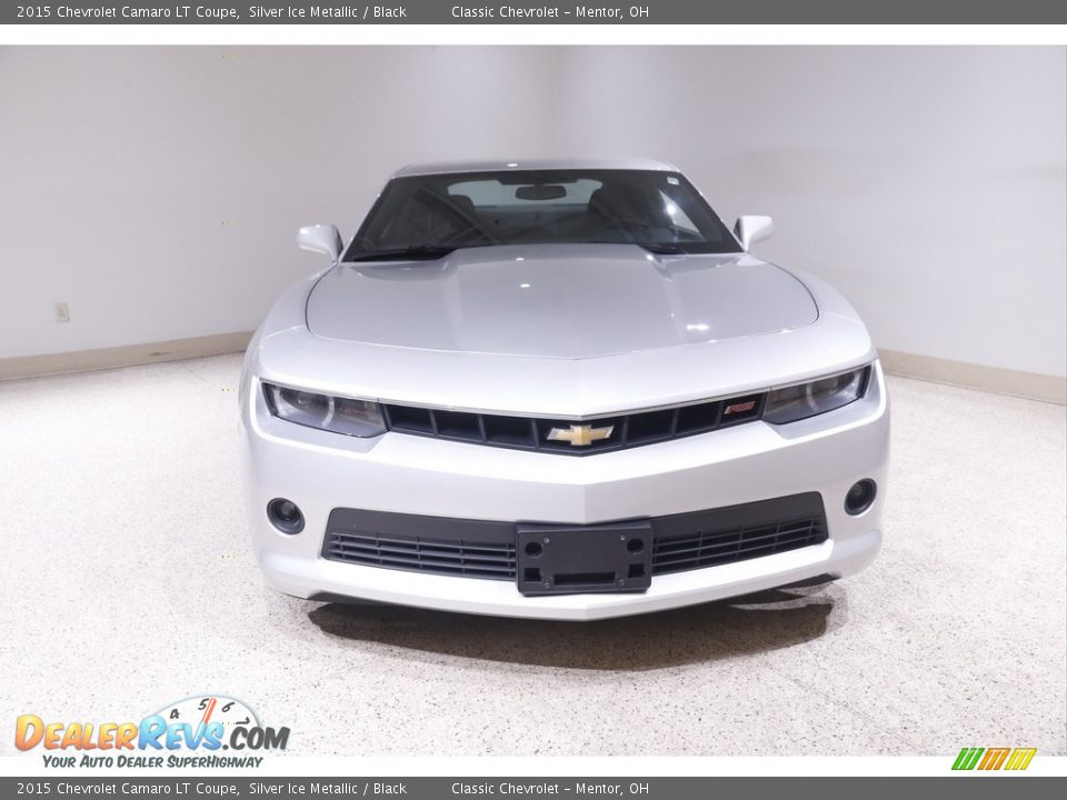 2015 Chevrolet Camaro LT Coupe Silver Ice Metallic / Black Photo #2