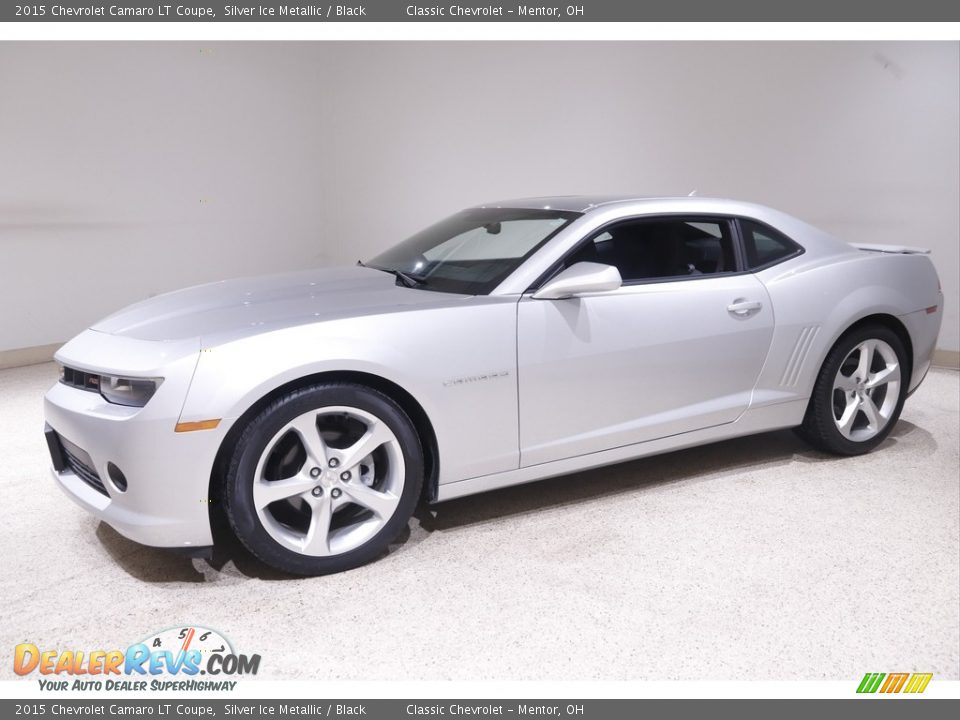 2015 Chevrolet Camaro LT Coupe Silver Ice Metallic / Black Photo #3