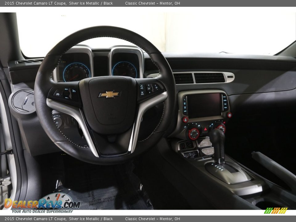2015 Chevrolet Camaro LT Coupe Silver Ice Metallic / Black Photo #6
