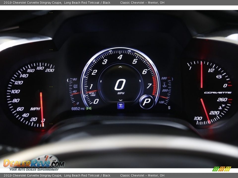 2019 Chevrolet Corvette Stingray Coupe Gauges Photo #8